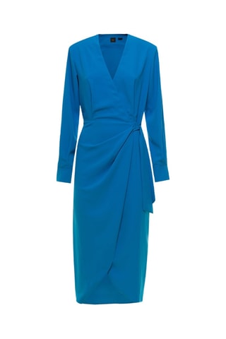 Robe portefeuille - Bleu électrique - Pinko