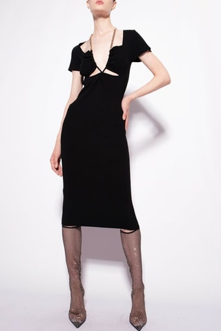 Robe fourreau - Noir - Pinko