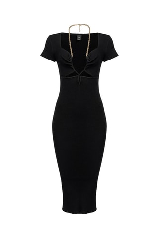 Robe fourreau - Noir - Pinko