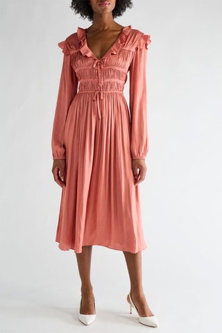 Robe midi - Rose - Pinko