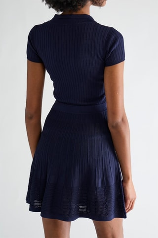 Robe patineuse - Bleu marine