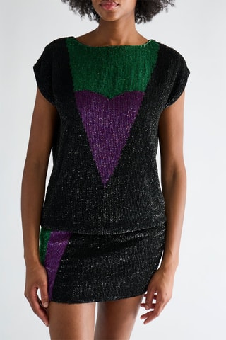 Robe droite - Noir