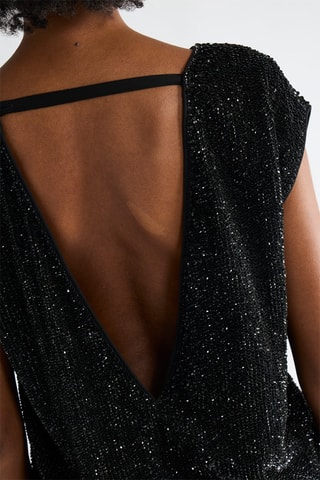 Robe droite - Noir