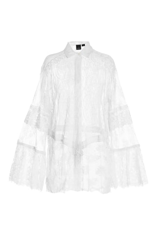 Chemisier en dentelle - Blanc - Pinko