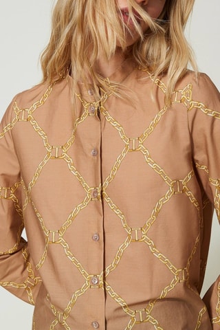 Chemisier regular - Marron clair - Twin Set