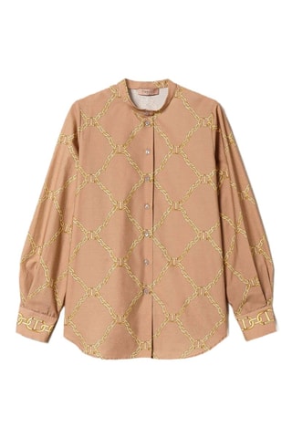Chemisier regular - Marron clair - Twin Set