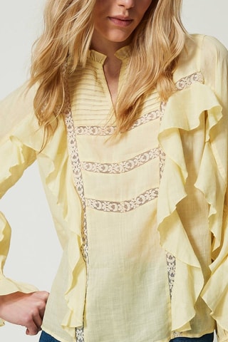Blouse en ramie - Jaune - Twin Set