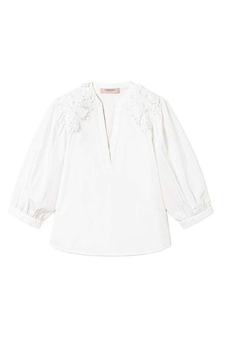 Blouse loose - Blanc - Twin Set