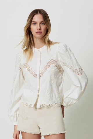 Chemisier regular - Blanc - Twin Set