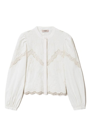 Chemisier regular - Blanc - Twin Set