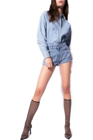 Short en jean - Bleu - Pinko
