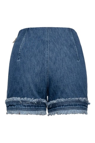 Short en tweed taille haute - Bleu - Pinko