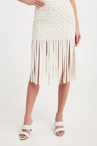 Jupe droite - Beige - Pinko