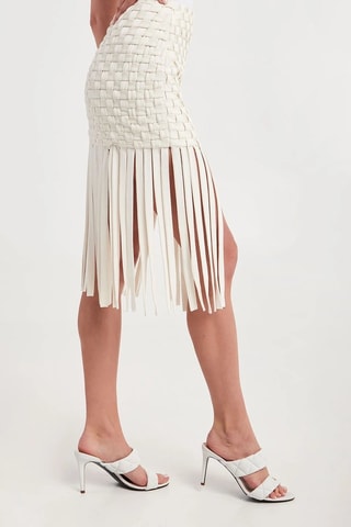 Jupe droite - Beige - Pinko