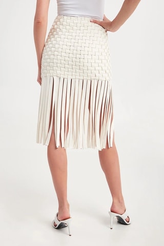 Jupe droite - Beige - Pinko