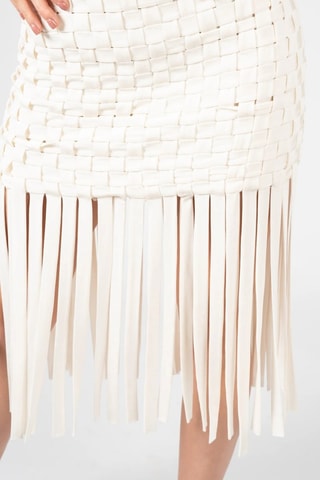 Jupe droite - Beige - Pinko