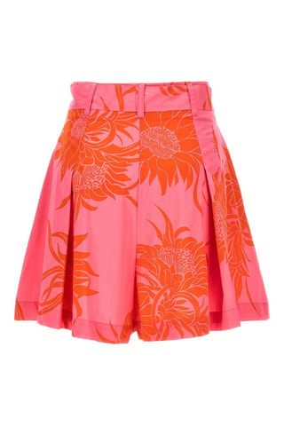 Jupe plissée - Rose et orange - Pinko
