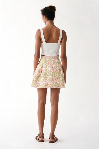 Jupe patineuse - Vert olive - Pinko