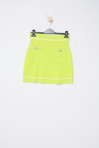 Minijupe taille haute - Vert - Pinko