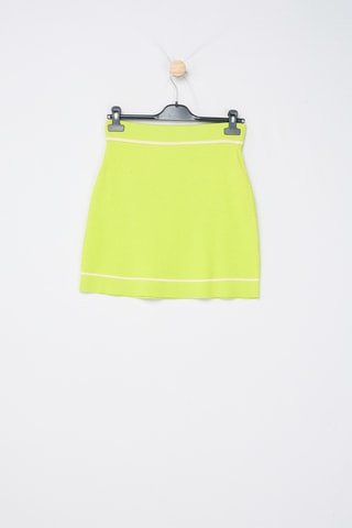 Minijupe taille haute - Vert - Pinko