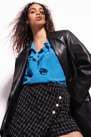 Jupe-short - Noir - Pinko