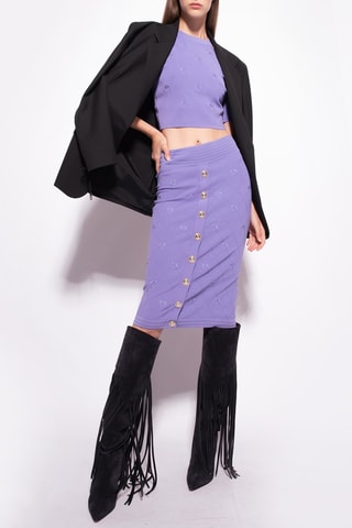 Jupe fourreau - Violet - Pinko