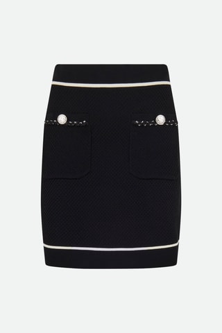 Jupe droite - Noir - Pinko