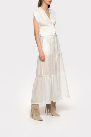 Jupe longue - Blanc - Pinko