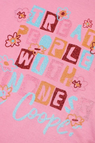 T-shirt - Lee Cooper - Roze
