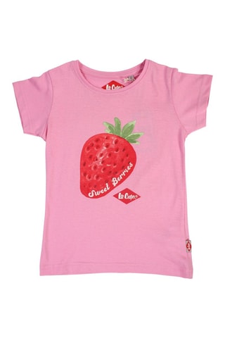 T-shirt - Lee Cooper - Roze