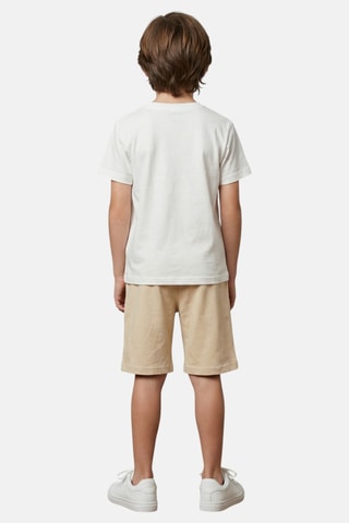 T-shirt en Short - Beige