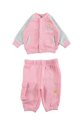 Baseball Jasje en Joggingbroek - Roze