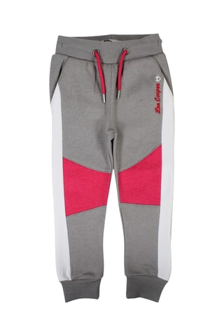 Joggingbroek - Grijs en roze