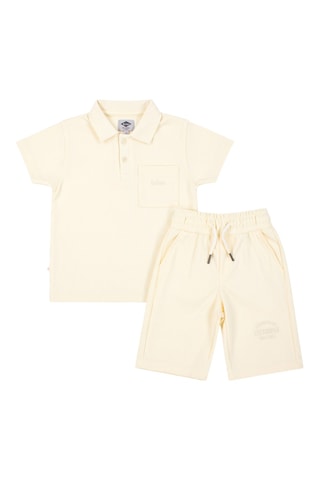 Polo & Short - Beige