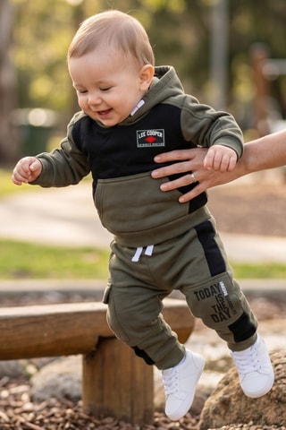 Sweater en Joggingbroek - Lee Cooper - Kaki
