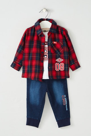 3-delige Set - Rood