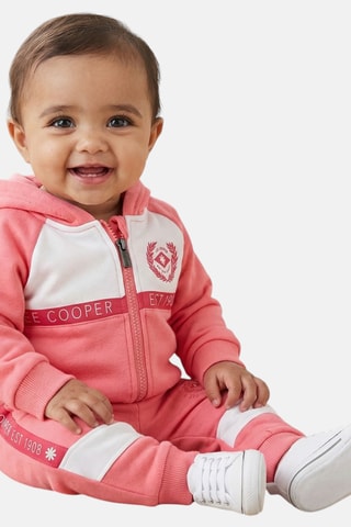 Sweater en Joggingbroek - Wit en roze