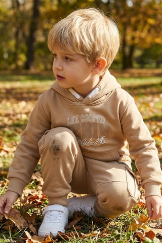 Sweater met Capuchon en Broek - Beige