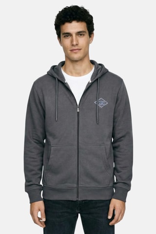 Sweater met Capuchon - Grijs