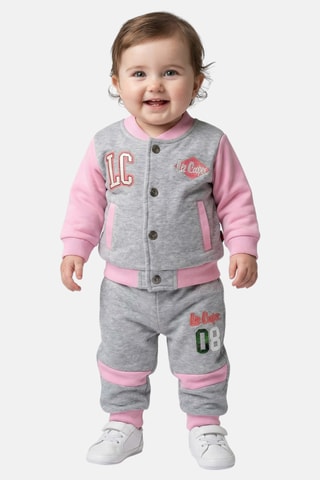 Sweater en Joggingbroek - Roze en grijs