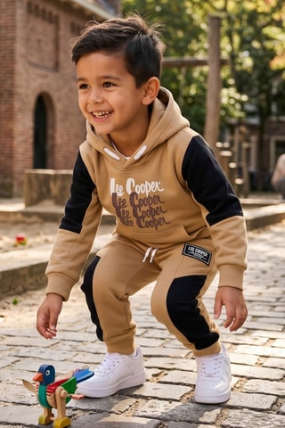 Sweater en Joggingbroek - Lee Cooper - Beige