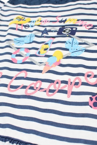 Jurk - Lee Cooper - Blauw, marineblauw en geel