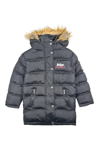 Parka met Capuchon  - Bruin en zwart