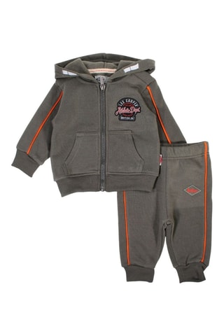 Sweater met Capuchon en Joggingbroek - Grijs