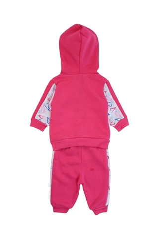 Sweater met Capuchon en Joggingbroek - Roze en grijs