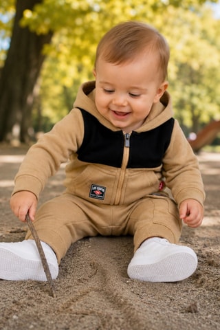 Sweater en Joggingbroek - Lee Cooper - Beige