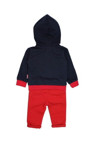 Sweater met Capuchon en Broek - Blauw