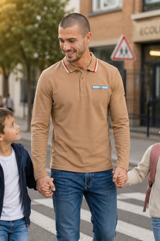 Polo - Lee Cooper - Beige