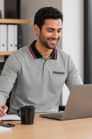 Polo - Lee Cooper - Grijs