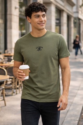 T-shirt - Lee Cooper - Kaki